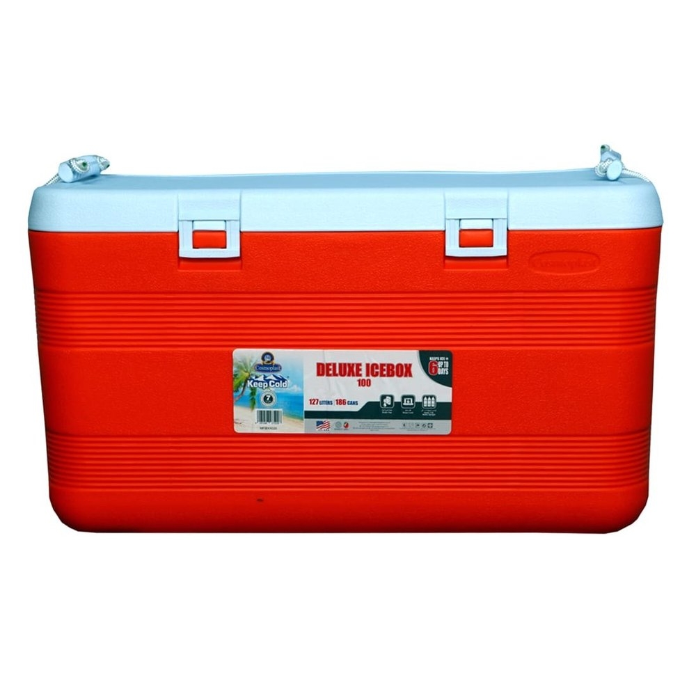 Cosmoplast UAE Orange Icebox 100, Capacity: 127 Ltr