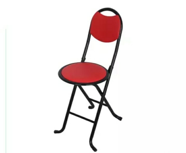 Black Iron Folding matel chair, For This is the Leafs team fee