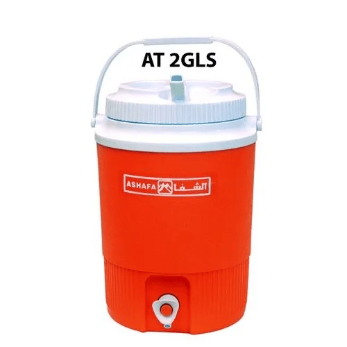 Orange 8 LTR Ashafa Thermos for Drinking Water and Beverages